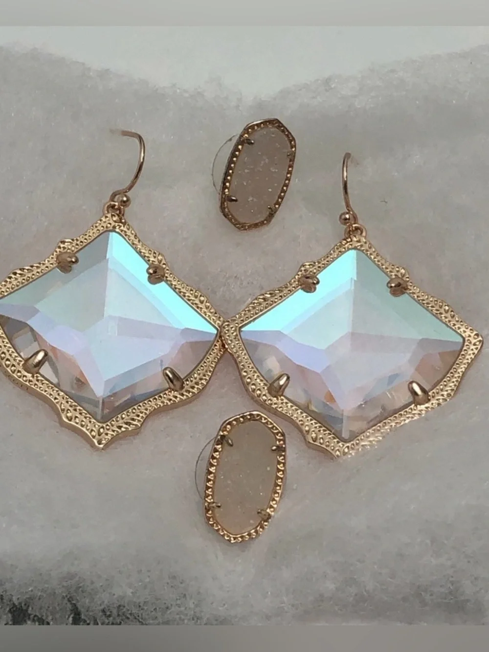 Kendra Scott Lot Of 2 Pair Of Earrings - Picture 2 of 7